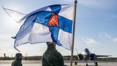 F-35 Finsko voják prapor