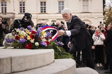 prezident věnec
