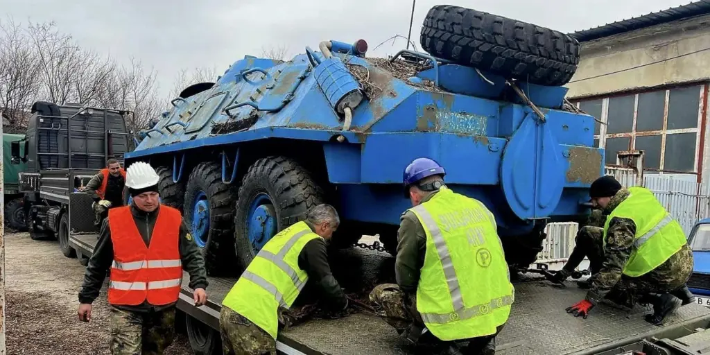 Bulharsko Ukrajina pomoc obrněný transportér