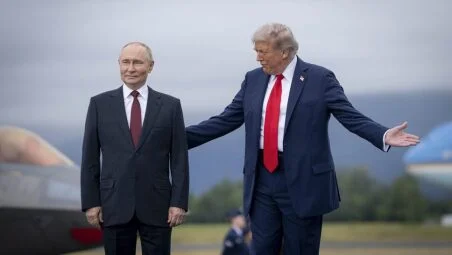 Vladimir Putin a Donald Trump