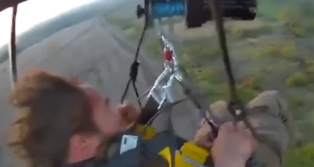 evakuace vojáka dronem