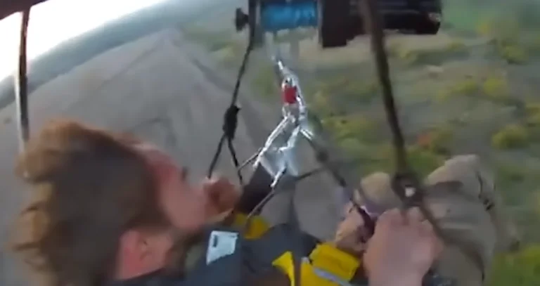 evakuace vojáka dronem