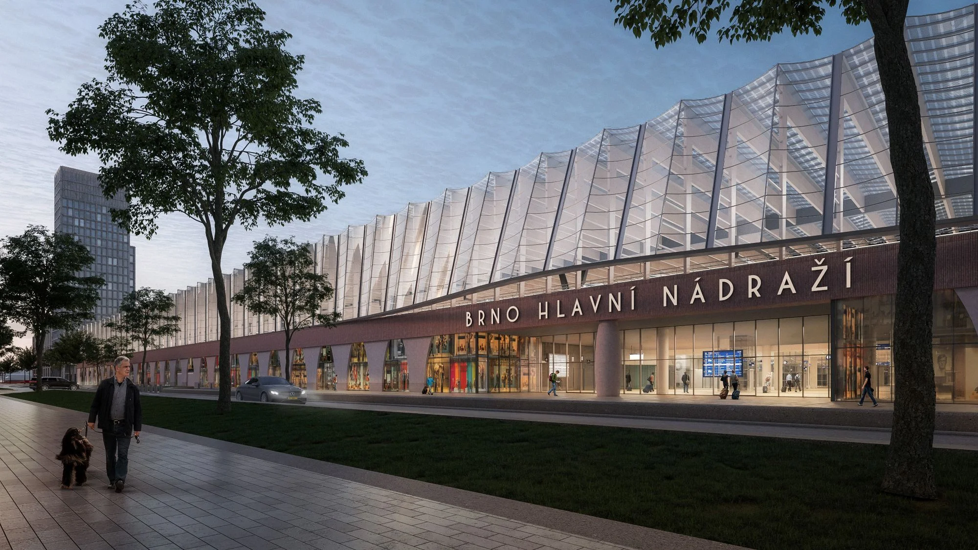 Photo: Ekonomický deník Správa železnic issues design tender for new Brno main railway station