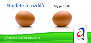Marketingová podpora hledání rozdílů mezi vejci vyjde na 300 milionů korun. Foto: Crestcom.cz