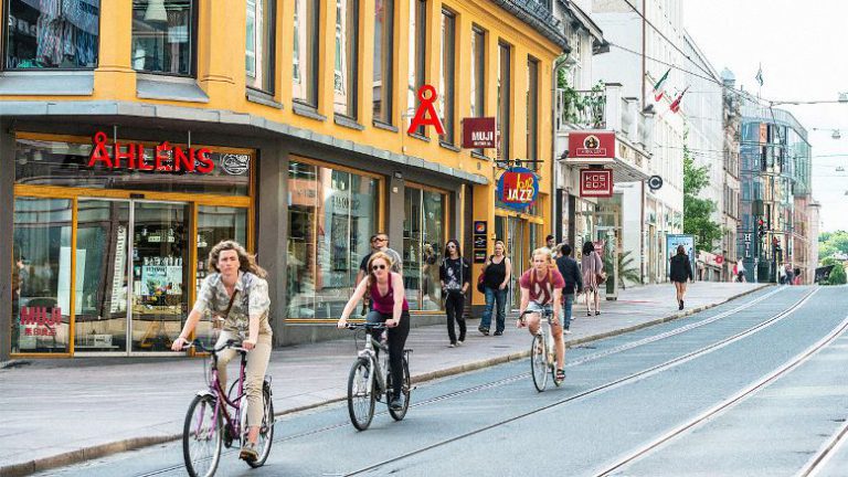 Oslo proti autům: do sedmi let dvakrát více cyklistů